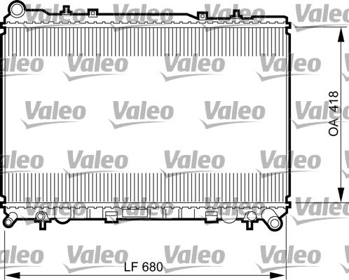 Ψυγείο, ψύξη κινητήρα VALEO 735521