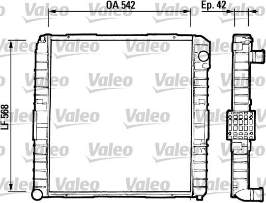 Ψυγείο, ψύξη κινητήρα VALEO 730378