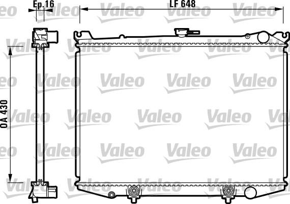 Ψυγείο, ψύξη κινητήρα VALEO 731085