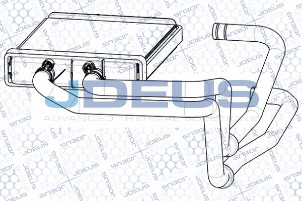 Εναλλάκτης θερμότητας, θέρμανση  JDEUS RA2140080