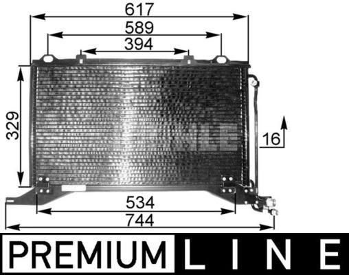 Συμπυκνωτής, σύστ. κλιματισμού BEHR AC208000P