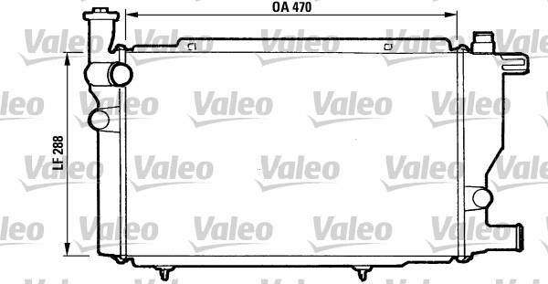 Ψυγείο, ψύξη κινητήρα VALEO 810892