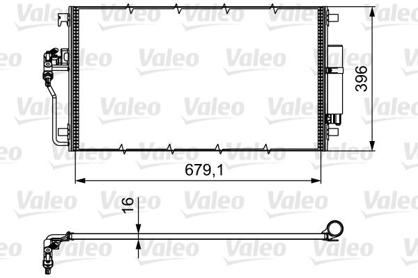 Συμπυκνωτής, σύστ. κλιματισμού VALEO 814374