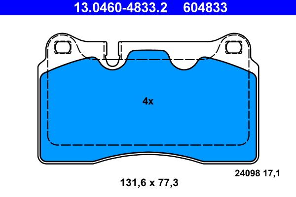 604833-ΤΑΚΑΚΙΑ-AUDI TT (8J3), SEAT LEON (5F1,5F5), VW TOUAREG