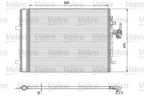 Συμπυκνωτής, σύστ. κλιματισμού VALEO 814318