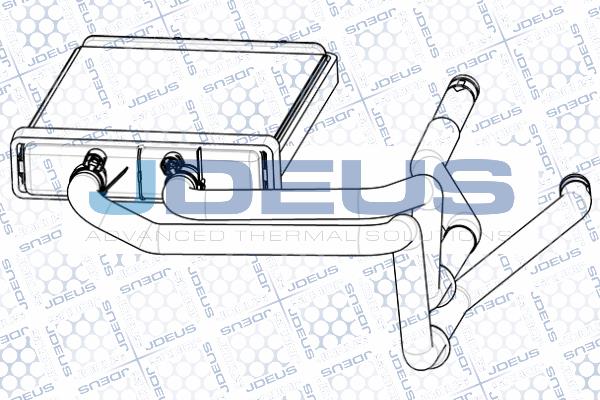 Εναλλάκτης θερμότητας, θέρμανση  JDEUS RA2140070