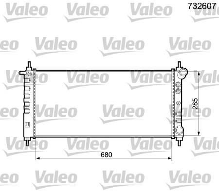 Ψυγείο, ψύξη κινητήρα VALEO 732607