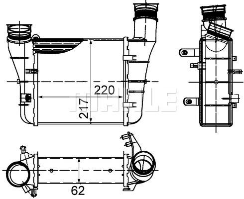 Ψυγείο αέρα υπερπλήρωσης BEHR CI426000S