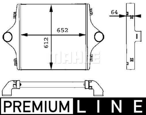 Ψυγείο αέρα υπερπλήρωσης BEHR CI90001P