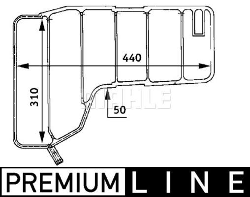 Δοχείο διαστολής, ψυκτικό υγρό BEHR CRT38000P