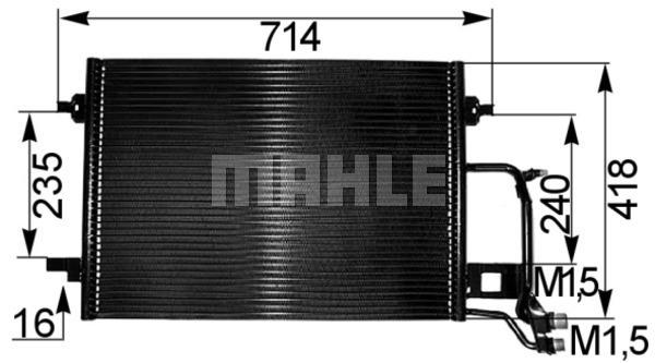 Συμπυκνωτής, σύστ. κλιματισμού BEHR AC255000S