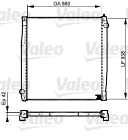 Ψυγείο, ψύξη κινητήρα VALEO 733527