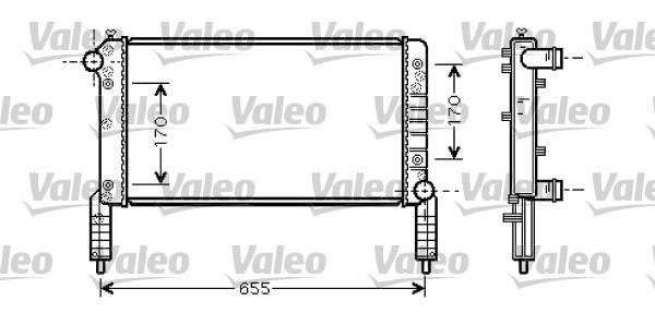 Ψυγείο, ψύξη κινητήρα VALEO 734769