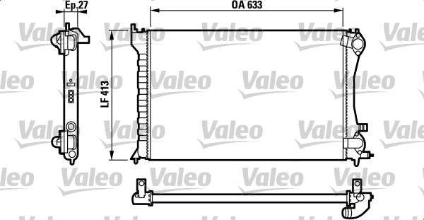 Ψυγείο, ψύξη κινητήρα VALEO 732567