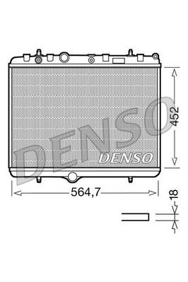 Ψυγείο νερού & εξαρτήματα DENSO DRM21055