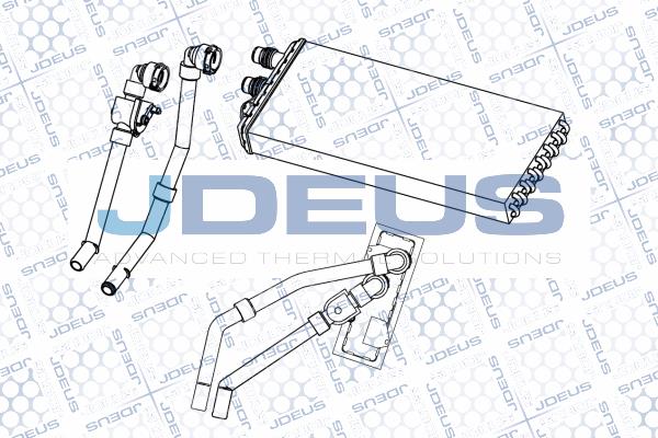 Εναλλάκτης θερμότητας, θέρμανση  JDEUS RA2140100