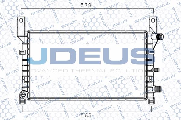 Ψυγείο, ψύξη κινητήρα JDEUS RA0120620