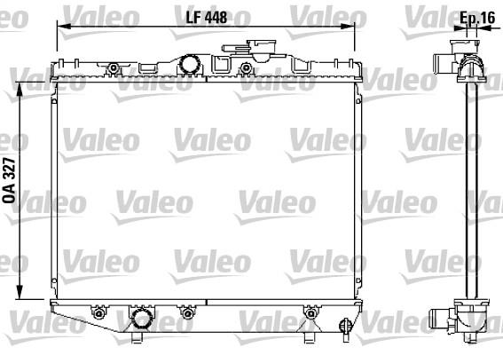 Ψυγείο, ψύξη κινητήρα VALEO 731124